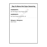 Slap Ya Mama Hot Cajun Seasoning - Spice/Peppers