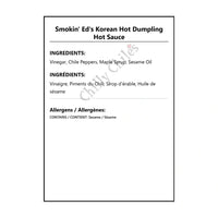 Smokin’ Ed’s Korean Hot Dumpling Hot Sauce - Hot Sauce