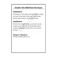 Smokin’ Ed’s Mild Plum Hot Sauce - Hot Sauce
