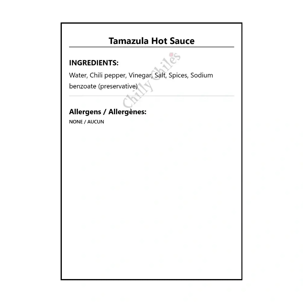 Tamazula Hot Sauce - Hot Sauce