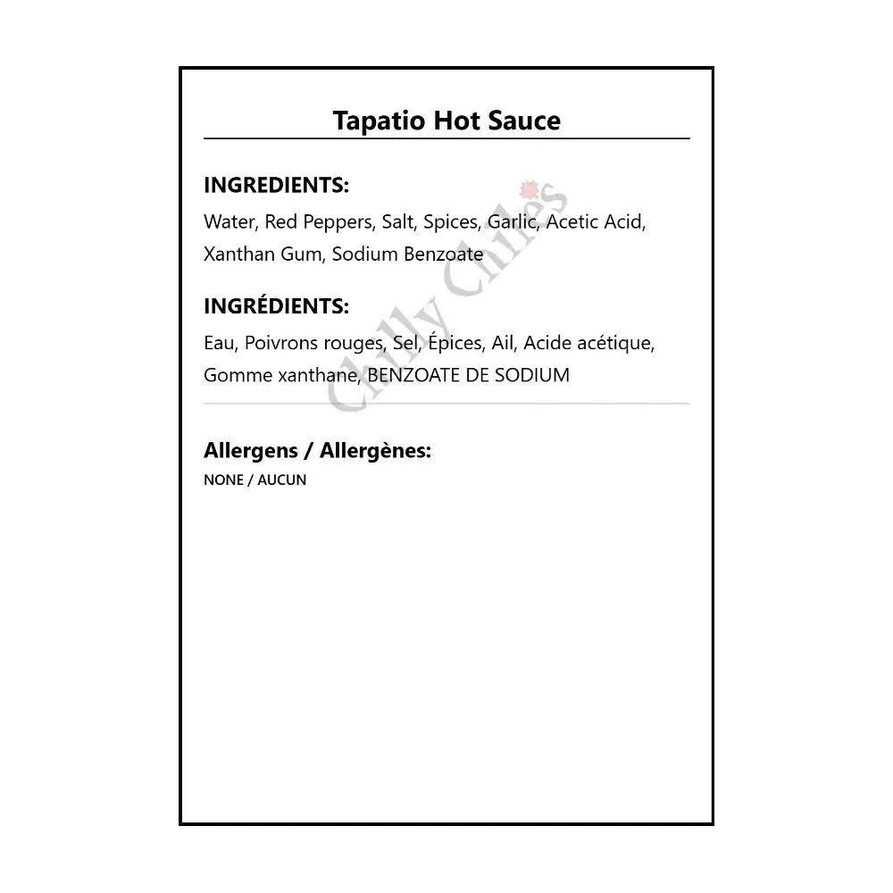 Tapatio Hot Sauce - Hot Sauce