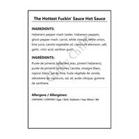 The Hottest Fuckin’ Sauce Hot Sauce - Hot Sauce