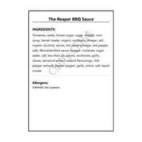 The Reaper BBQ Sauce - BBQ Sauce