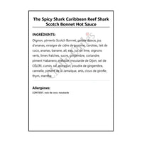 The Spicy Shark Caribbean Reef Shark Bonnet Hot Sauce - Hot Sauce