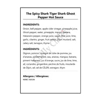 The Spicy Shark Tiger Shark Ghost Pepper Hot Sauce - Hot Sauce