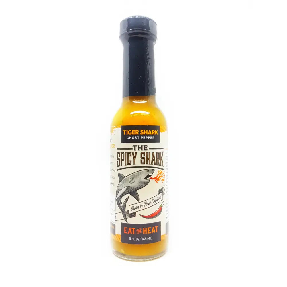 The Spicy Shark Tiger Shark Ghost Pepper Hot Sauce - Hot Sauce