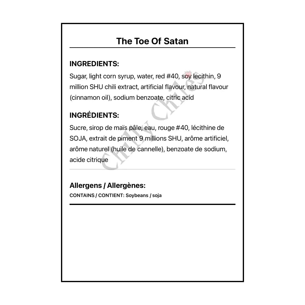 The Toe Of Satan - Snacks