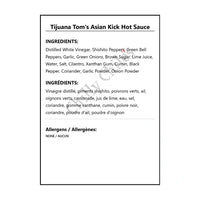 Tijuana Tom’s Asian Kick Hot Sauce - Hot Sauce