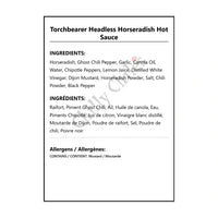 Torchbearer Headless Horseradish Hot Sauce - Hot Sauce