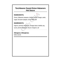 Torchbearer Sweet Onion Habanero Hot Sauce - Hot Sauce