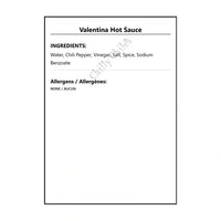 Valentina Hot Sauce - Hot Sauce
