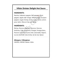 Villain Sinister Delight Hot Sauce - Hot Sauce