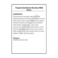 Virginia Gentlemen Bourbon BBQ Sauce - BBQ Sauce