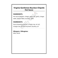 Virginia Gentlemen Bourbon Chipotle Hot Sauce - Hot Sauce