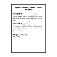 Volcanic Peppers Smoked Cayenne Hot Sauce - Hot Sauce