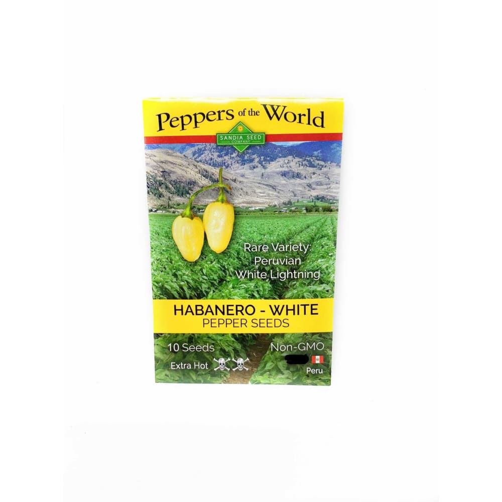 White Peruvian Lightning Habanero Pepper Seeds - Seeds