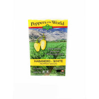 Thumbnail for White Peruvian Lightning Habanero Pepper Seeds - Seeds