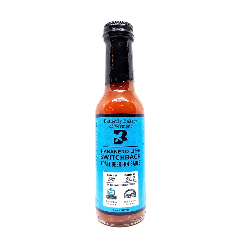 Butterfly Bakery Habanero Lime Switchback Craft Beer Hot Sauce - Hot Sauce
