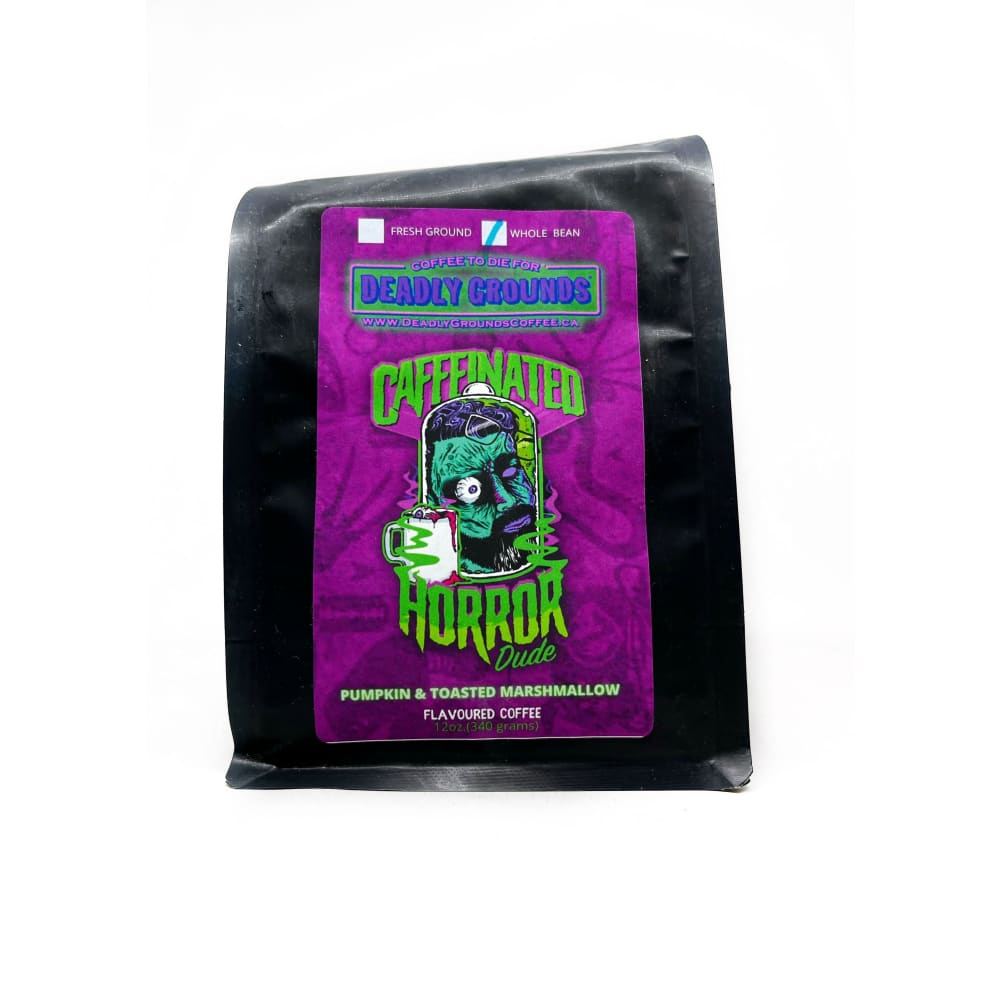 Deadly Grounds Caffeinated Horror Dude Whole Bean - Other