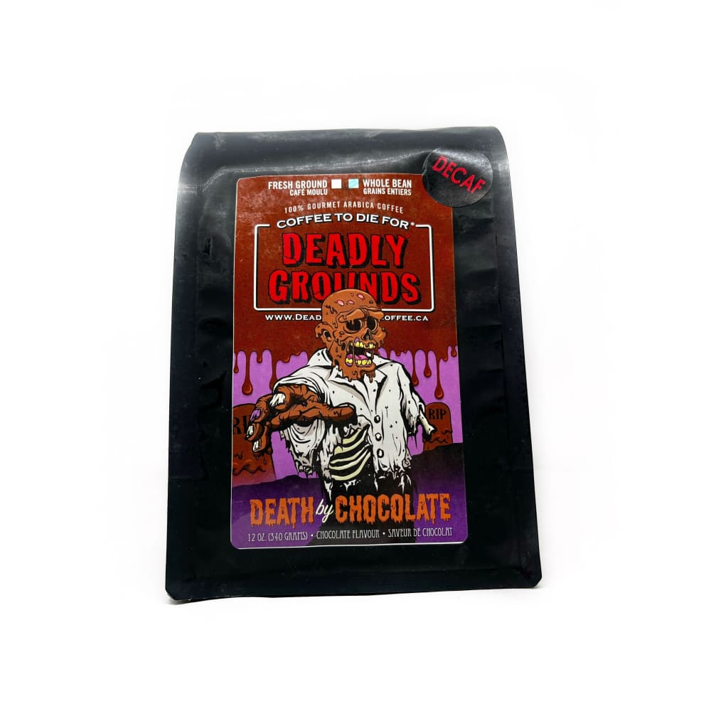 Deadly Grounds Decaf Death By Chocolate Whole Bean - Other