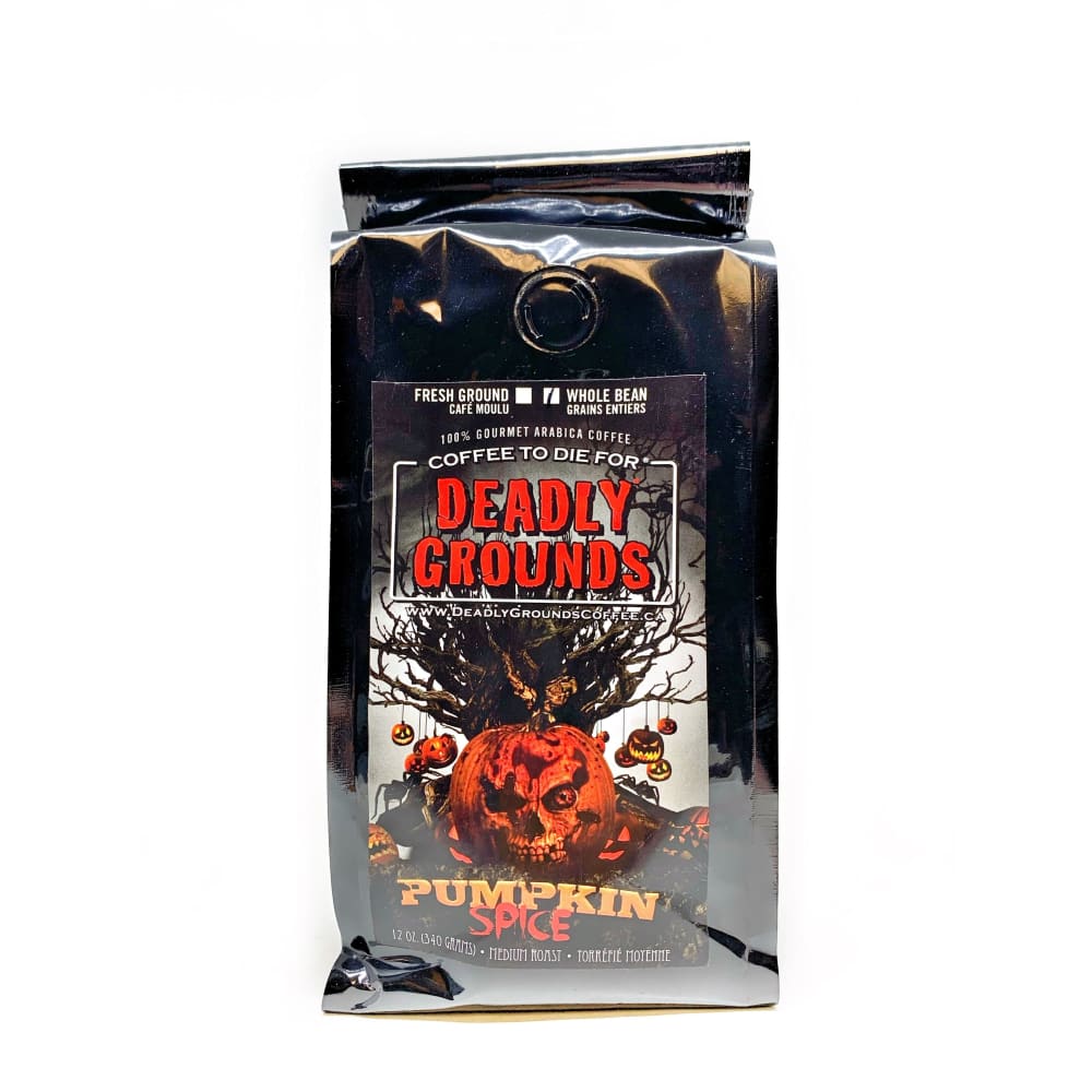 Deadly Grounds Pumpkin Spice Coffee Whole Bean - Other