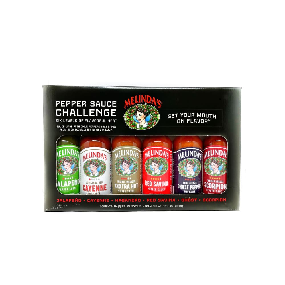 Melinda’s Pepper Sauce Challenge 6 pack - Hot Sauce