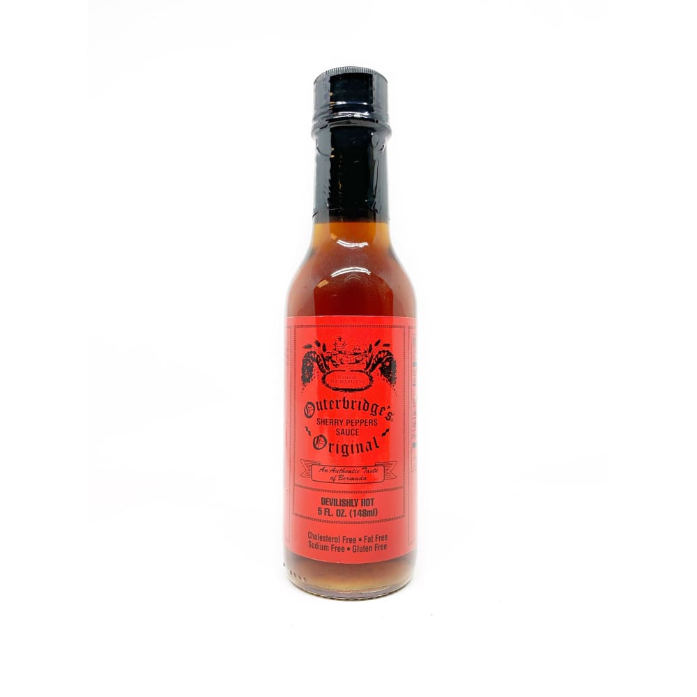 Outerbridge’s Devilishly Hot! Sherry Peppers Sauce - Hot Sauce
